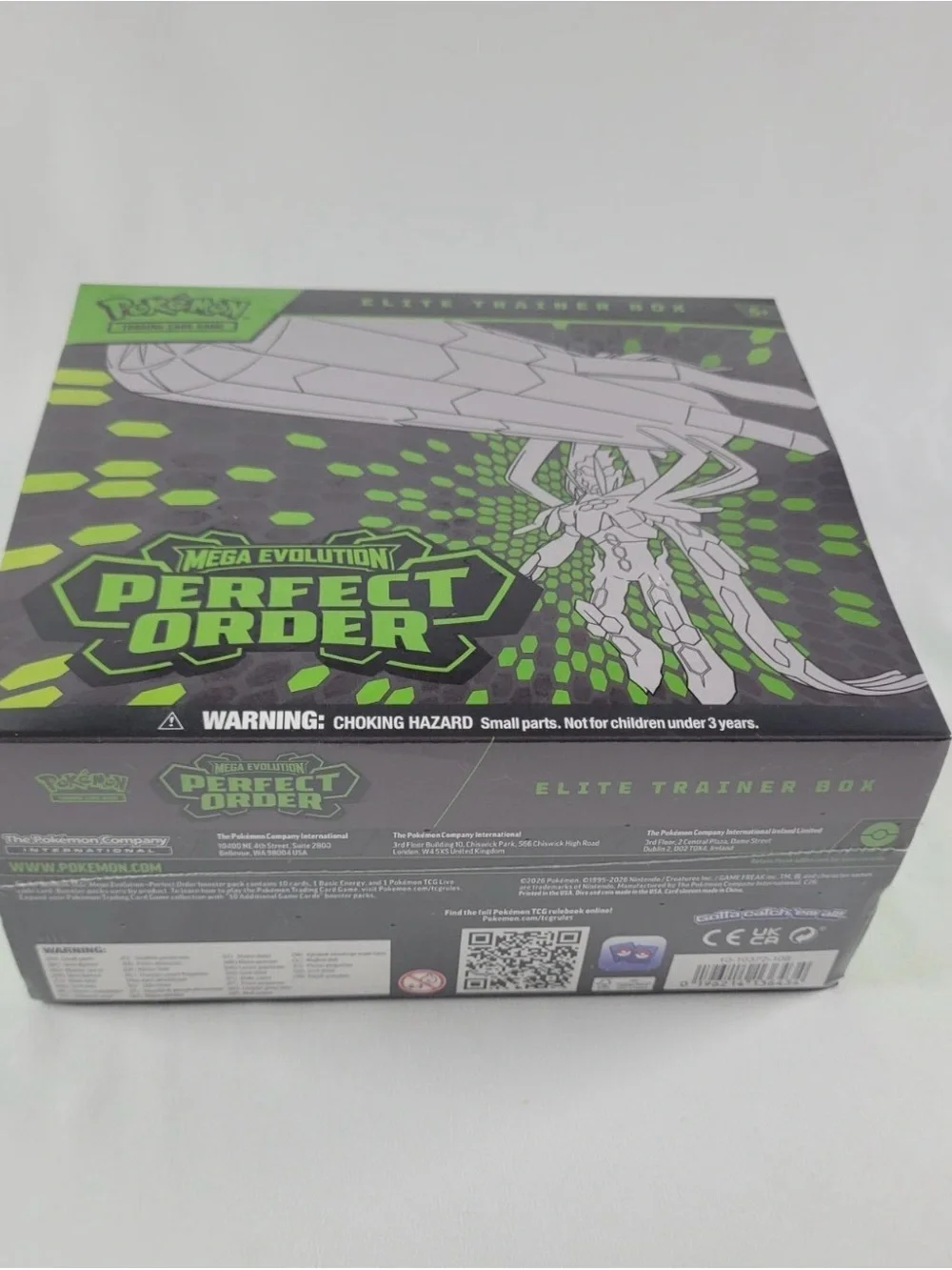 Pokemon Mega Evolution Perfect Order Elite Trainer Box - Green, Black